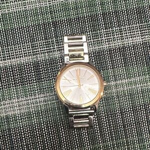 Michael Kors Two-Tone Silver and Gold Watch